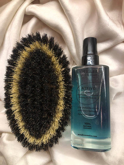 CHRISTMAS ACTIVE BODY GLOW SKIN - ATTIVO+TAMPICO DRY BRUSH - SCATOLA INCLUSA