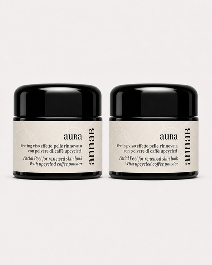 DUO AURA - Peeling viso effetto pelle rinnovata 30ml + 30ml