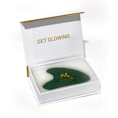 GUA SHA STONE – AVENTURINE JADE